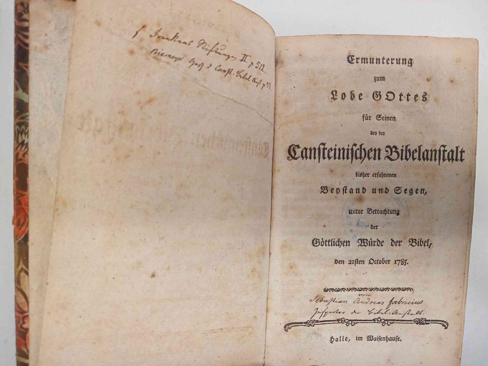 Fabricius, Sebastian Andreas: Ermunterung zum Lobe Gottes